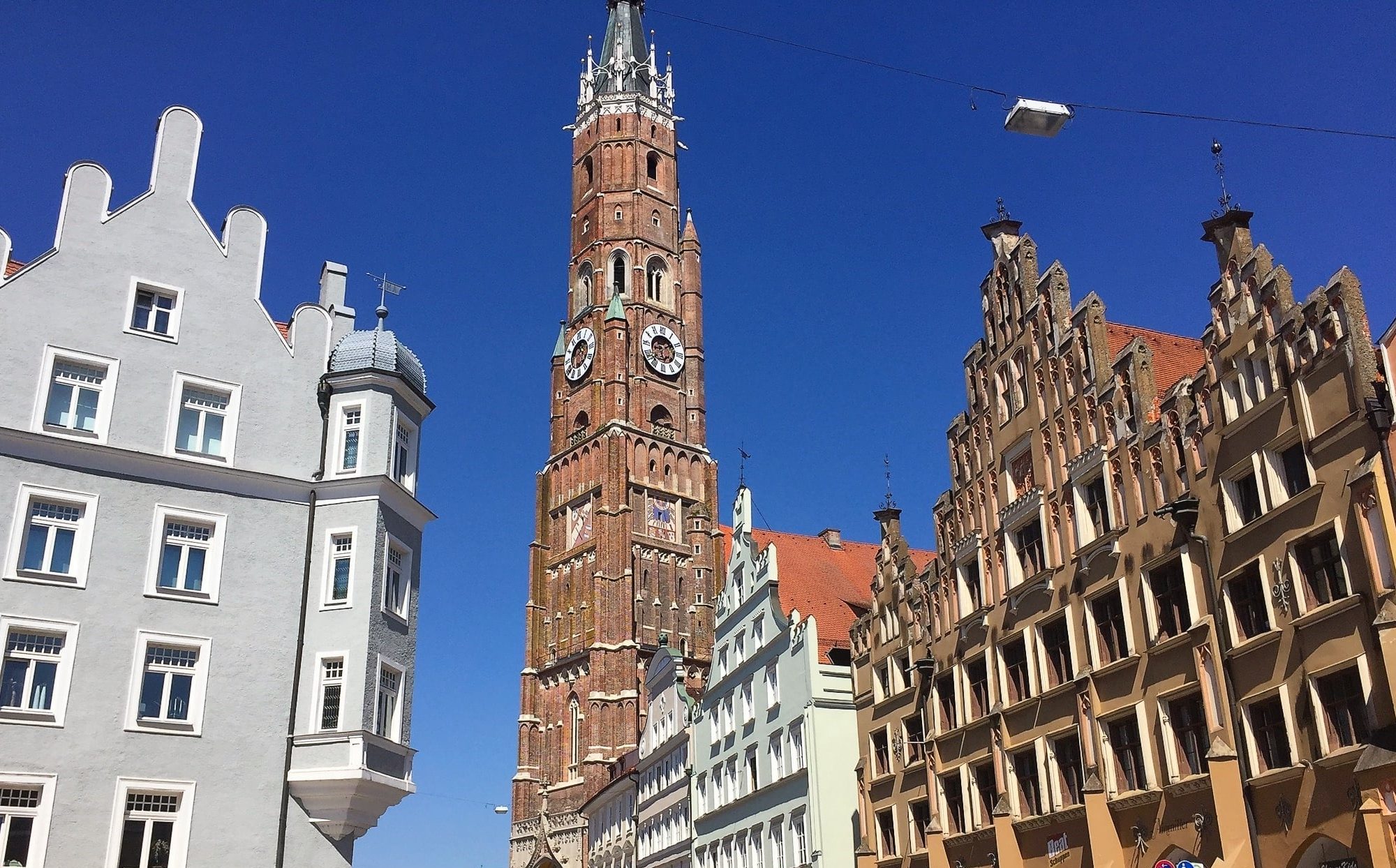 Landshut St. Martin's Church and Trausnitz Castle