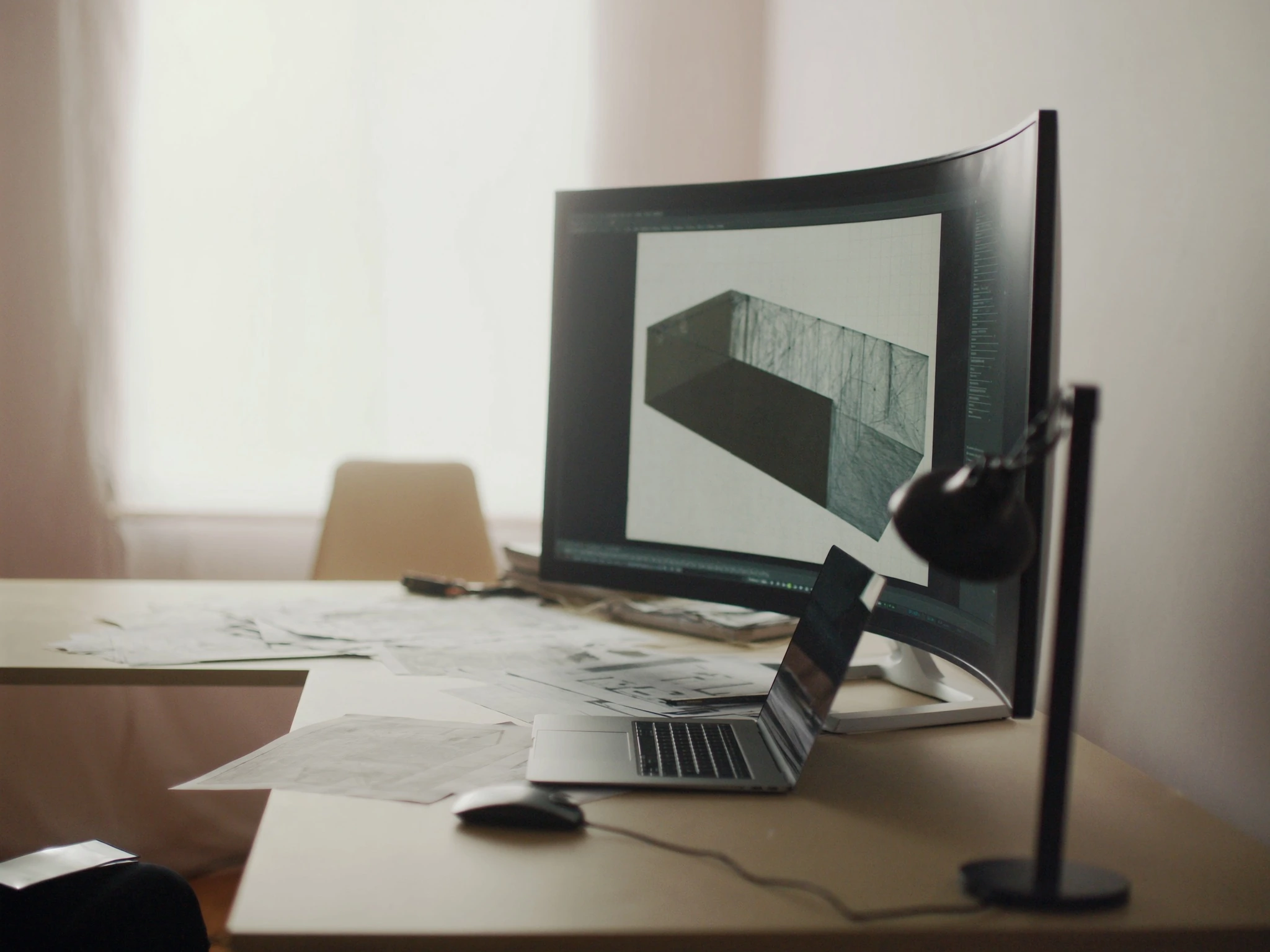 Digitale Planung am Arbeitsplatz, 3D-Gebäudemodell