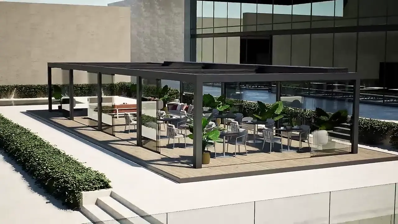 Terrasse am Abend